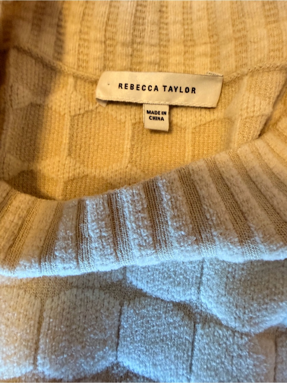 Rebecca Taylor quilted velvet sweater - Picture 7 of 10